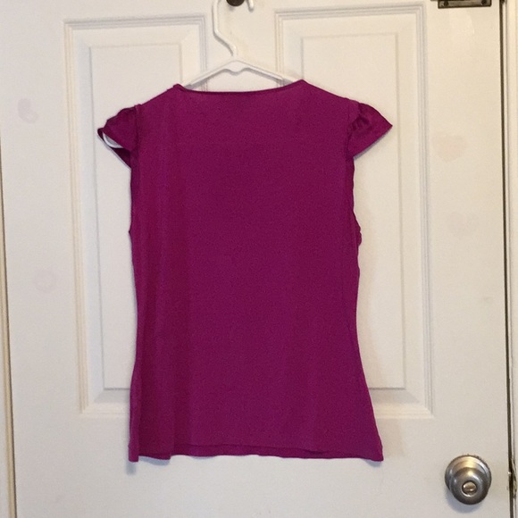 Banana Republic Petite Fuscia Blouse - Picture 5 of 5